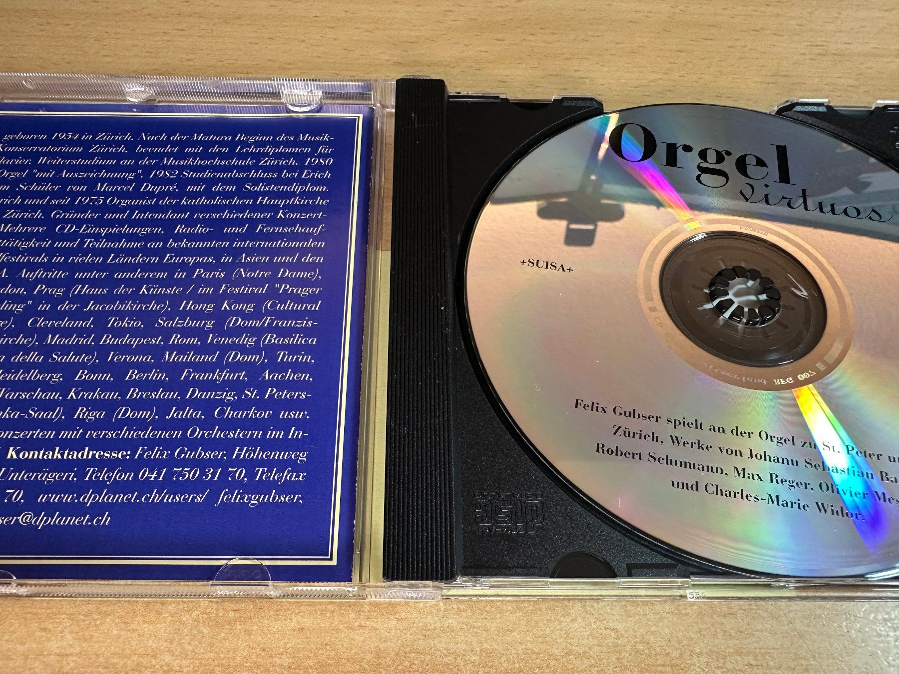 CD: Z4 Felix Gubser - Orgel Virtuos – Usato da Rikon im Tösstal venduto da Alpenmutz 2