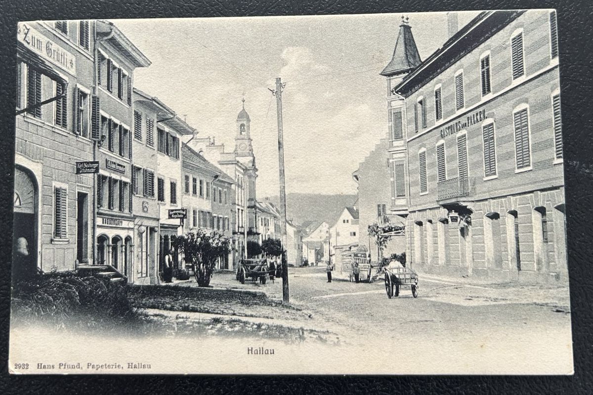 Cartes postales: Gruss aus Hallau  – D'occasion à Horw par Tellbub