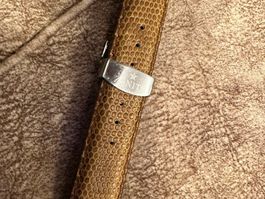 Zenith acier déployant et le bracelet en cuir