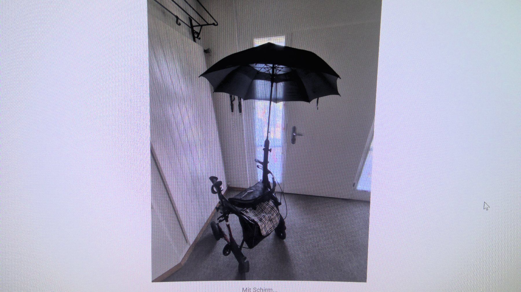Aides à la marche: Rollator - Troja 2G  - mit Schirm – D'occasion à Steffisburg par Mira0001 4