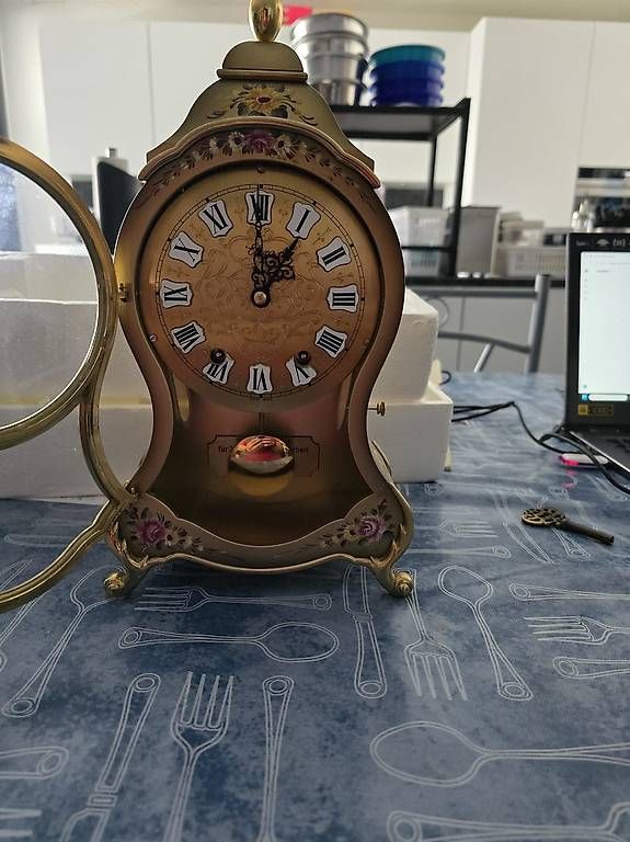 Stand- & Wanduhren: Seltene ELUXA Pendeluhr 1988 – Gebraucht aus Langendorf von Mali125