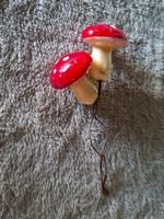 Sehr alte Vintage Weihnachtsschmuck Fliegenpilzli