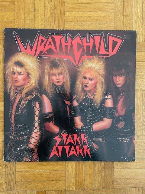 Dischi in vinile: Wrathchild 1984 Stakk attack (LP + inner) – Usato da Territet venduto da Yvanz