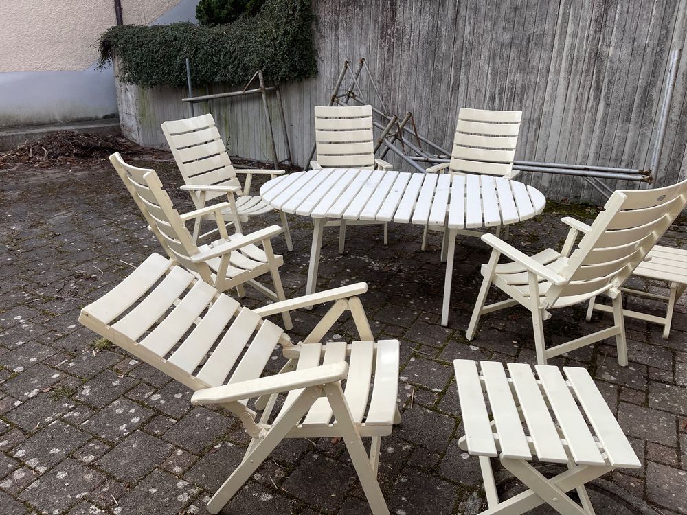 Garten Sitzgarnitur inkl. Sitzpolster Kaufen auf Ricardo