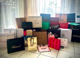 ⚜️ 42 Stk. Luxury Shopping Bags / Boutique-Einkaufstaschen