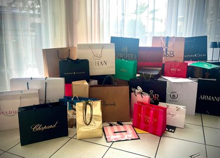 ⚜️ 42 Stk. Luxury Shopping Bags / Boutique-Einkaufstaschen