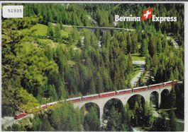 Bernina Express der Rhätischen Bahn zwischen Bergün und Pred