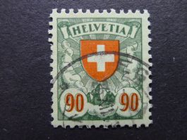 1933 Nr. 163z verschobener Rotdruck gestempelt