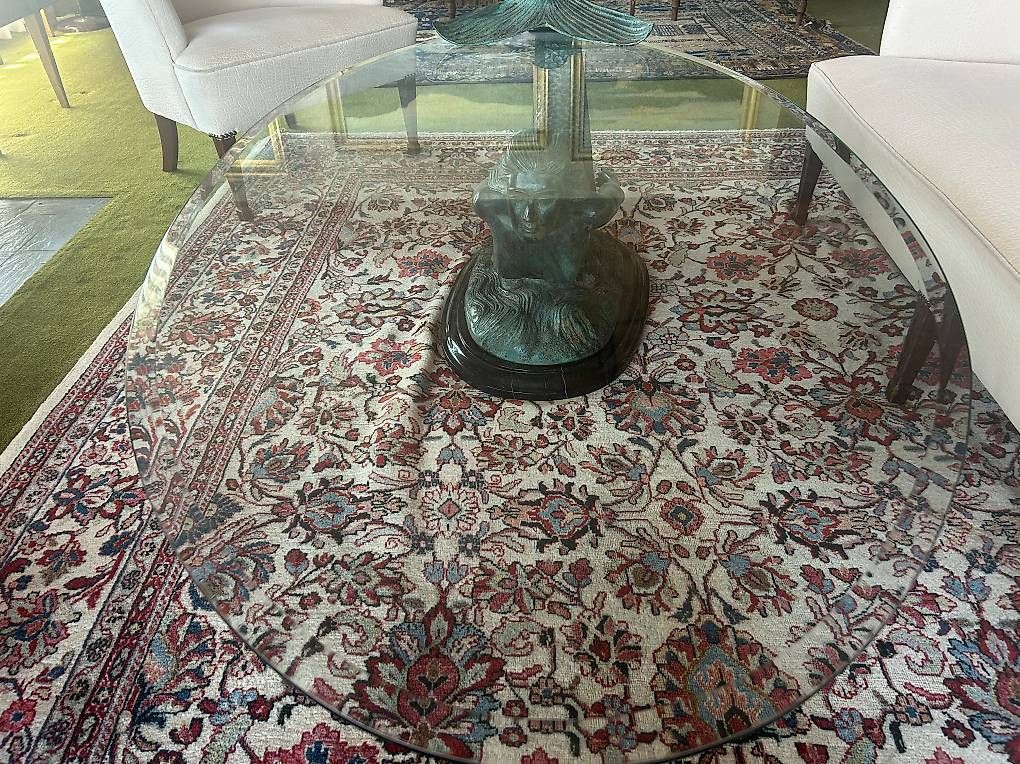 Tavoli: Table basse en verre, pieds de sirène - unique, collection – Usato da Prilly venduto da Adri_61 2