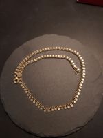 Collier laiton doré goldfilled sequins