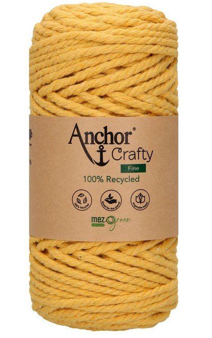 Lana: Anchor Crafty Garn, 100% Recycelt, Macramee, Stricken, Häkel – Nuovo (secondo la descrizione) da Rüegsau venduto da Tausendfreund