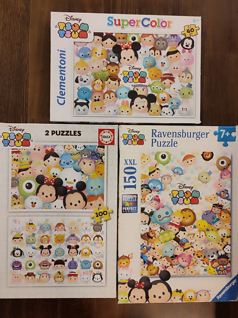 Puzzles: 4 x Disney Tsum Tsum Puzzle Sammlung – Gebraucht aus Bellinzona von Ludocorner
