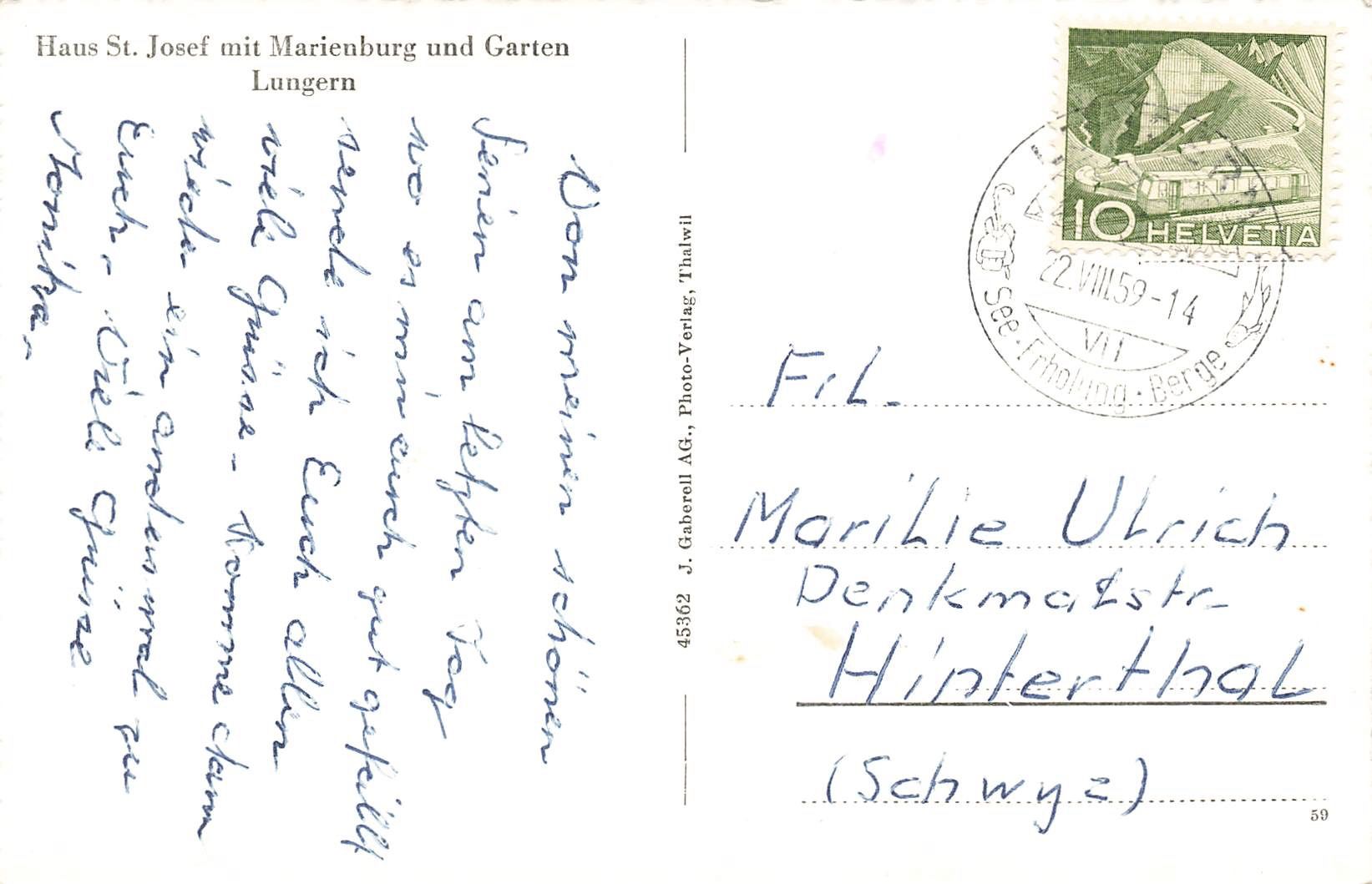 Cartes postales: Lungern – D'occasion à Biasca par Blenio71 1