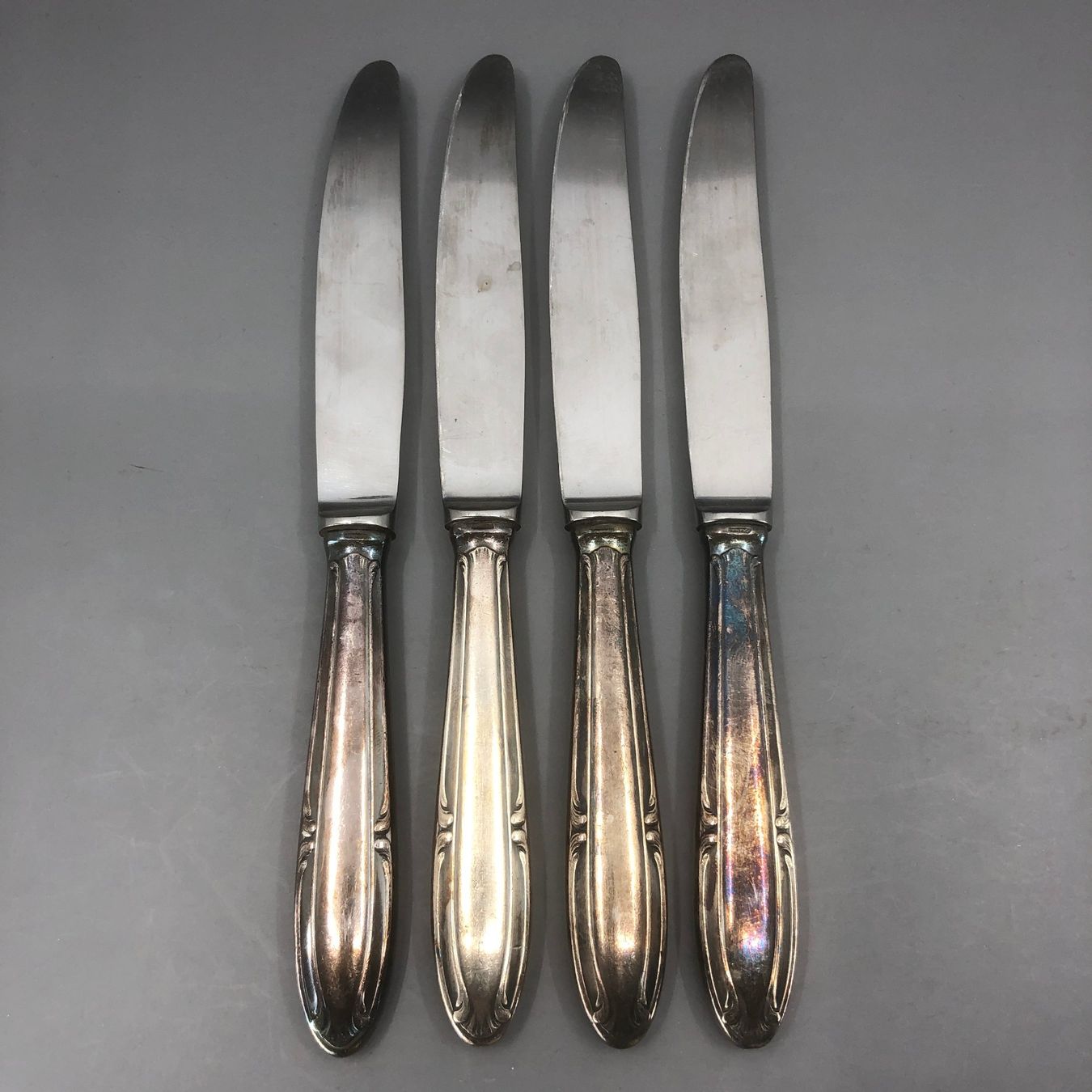 Posate: 4 Dessertmesser versilbert Reneka – Usato da Basel venduto da Tiabeanie 1