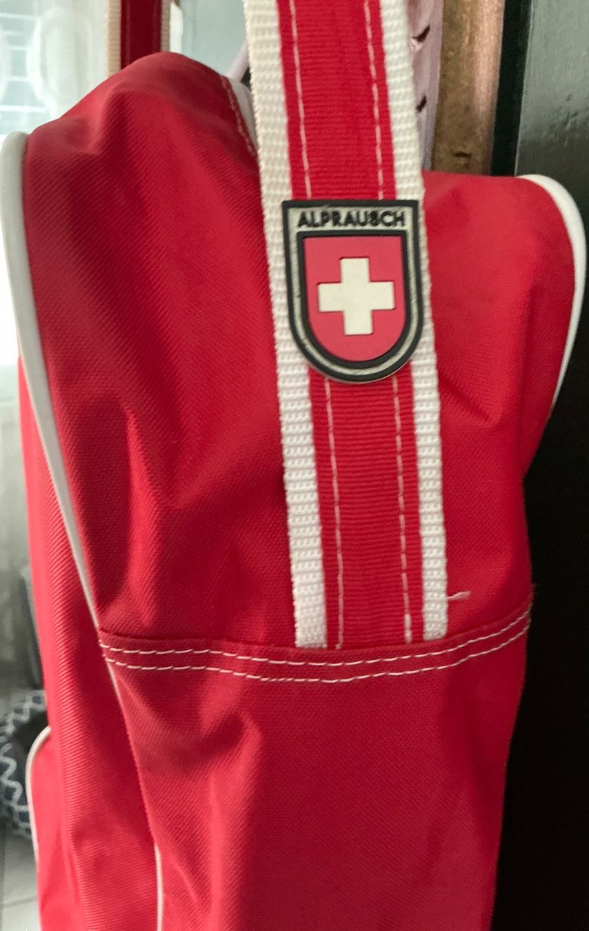 Alprausch Taschen: Alprausch - Umhängetasche rot neu – Gebraucht aus Naters von seidengut 3