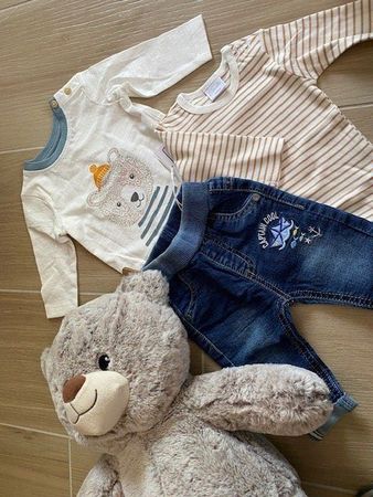 neues Baby Set Gr. 56 "Riesen-Bär"