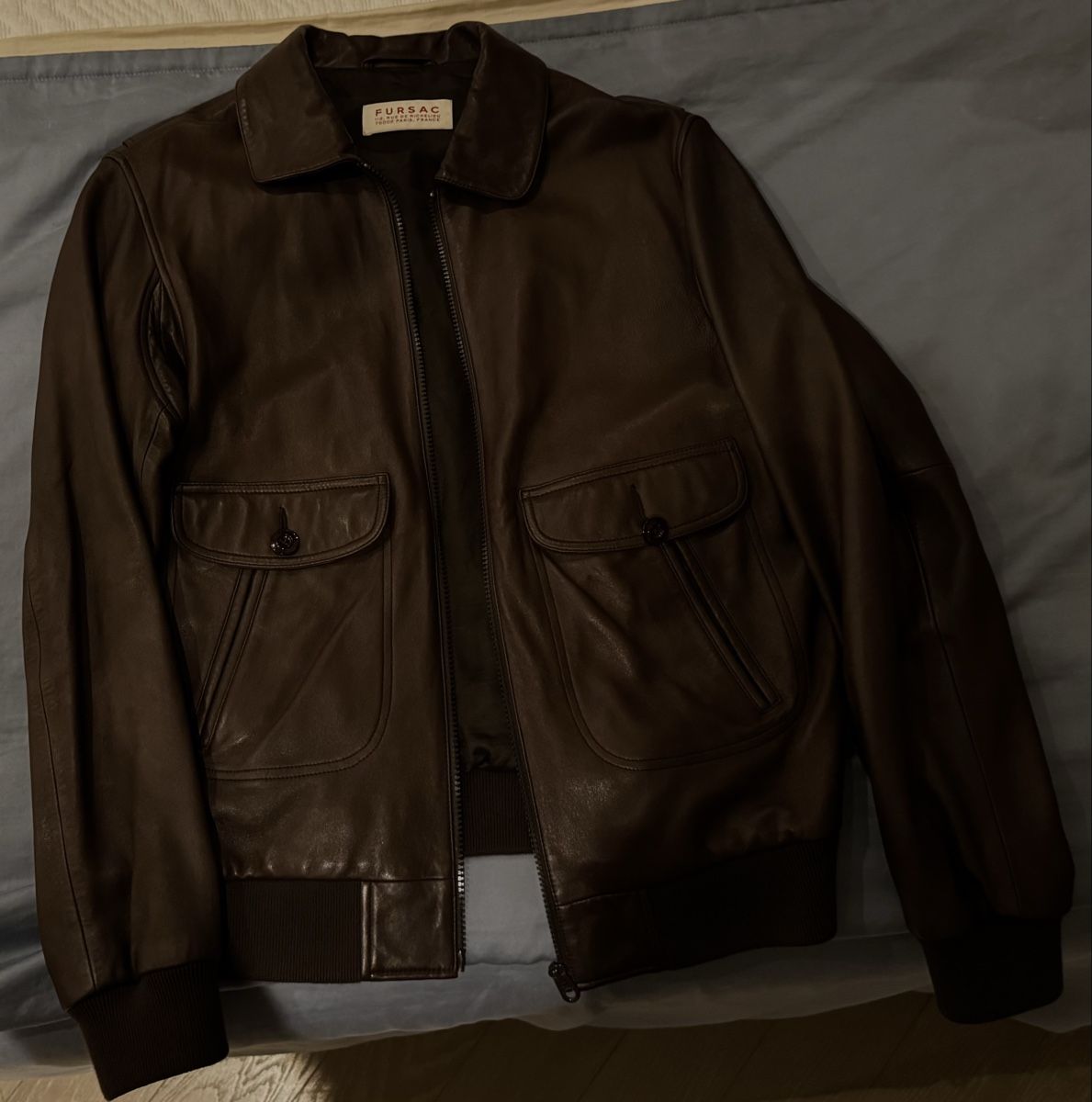 Giacche: De Fursac - Leather Bomber Jacket - M – Nuovo (secondo la descrizione) da Collonge-Bellerive venduto da alejan_0984 2