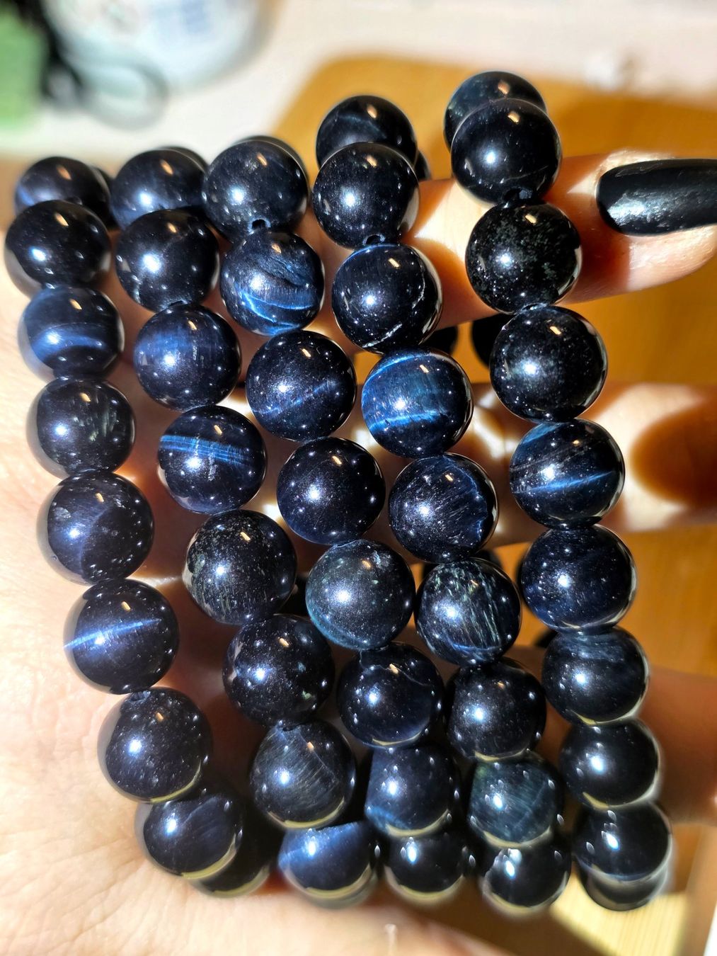 Minerali & Pietre curative: Blaues Tigerauge Armband 10.3mm – Nuovo e nell'imballaggio originale da Matzingen venduto da Shay_Crystalz 1