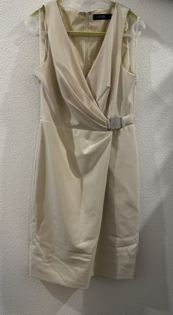 Elegantes Abendkleid Ralph Lauren Gr. 40 beige