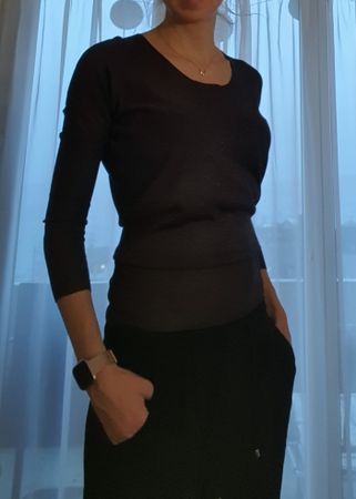 Elegantes/festliches Langarm-Shirt /Gr.S /Neu