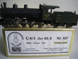 Ferro Suisse, Rhb G 4/5 Nr. 107, Historische Lok der Rhb