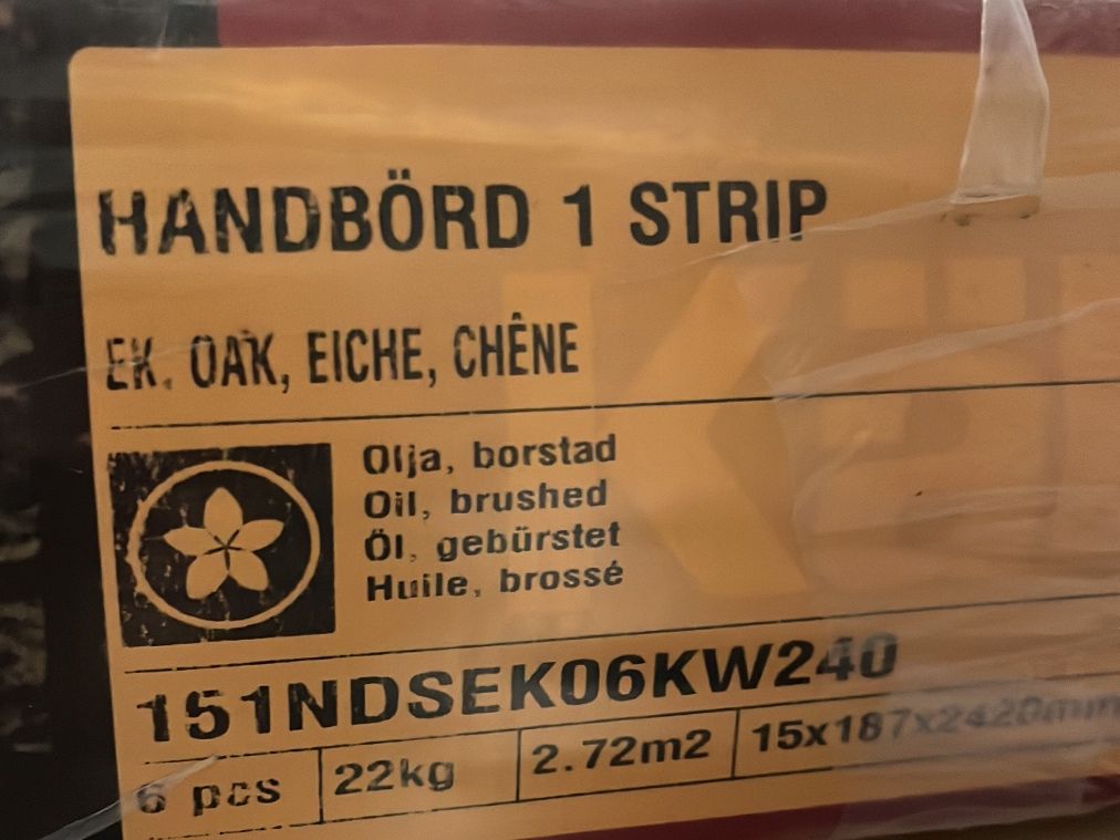 Articoli in legno: Parkett Eiche gebürstet 90m2 – Nuovo e nell'imballaggio originale da Aadorf venduto da tab_rwj8 1