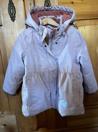 Warme Winterjacke Mädchen altrosa Gr. 104 / ca. 3-5 Jahre