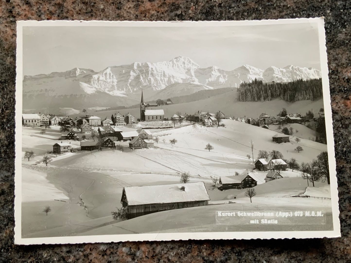 Ansichtskarten: Ansichtskarte, Urnäsch, gelaufen 1956 – Gebraucht aus Vellerat von joromaur