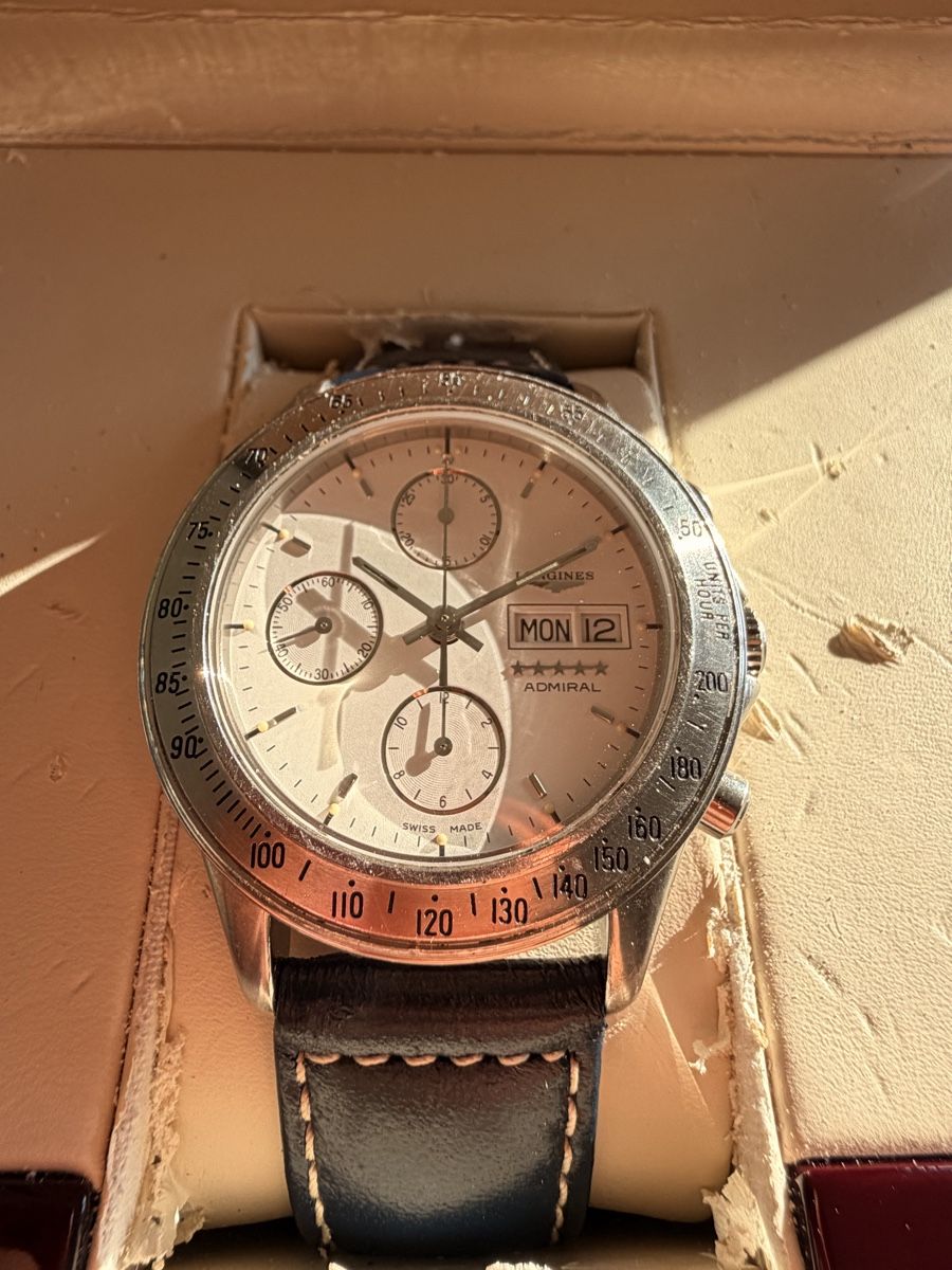 Longines Orologi: Longines admiral chronographe révisé NOS – Usato da Cornol venduto da swi_bv2w 2