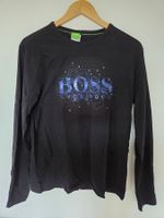 BOSS Hugo Boss Longsleeve M schwarz | 100% Baumwolle