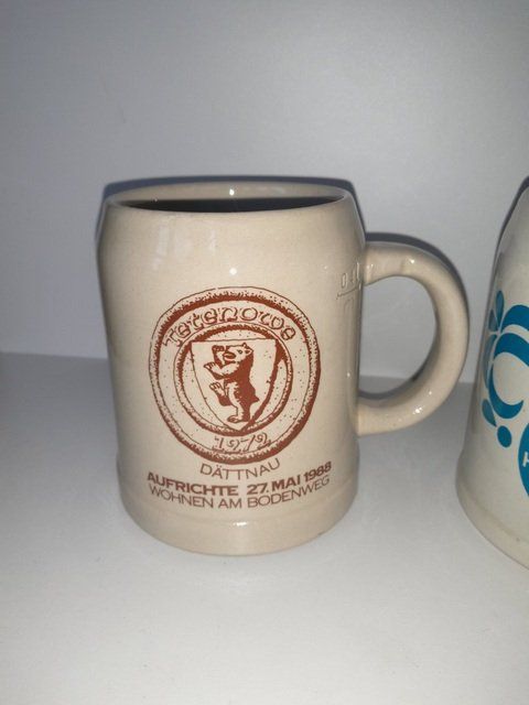 Haldengut Bicchieri: Bier Krüge Brauerei Haldengut – Usato da St.Gallen venduto da Stocken64 2