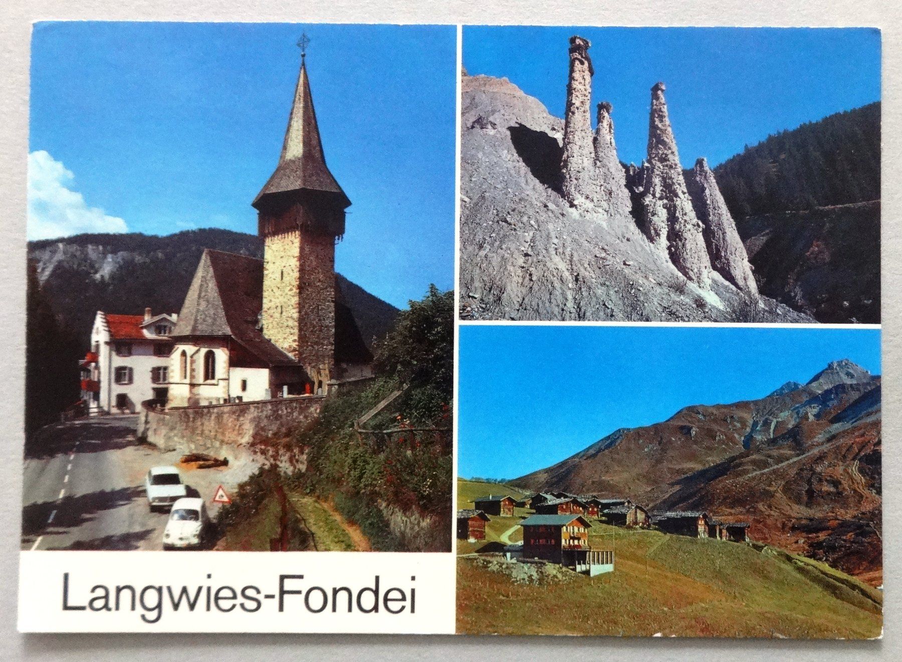 Cartoline postali: Langwies-Fondei – Usato da Fétigny venduto da Billy2miny
