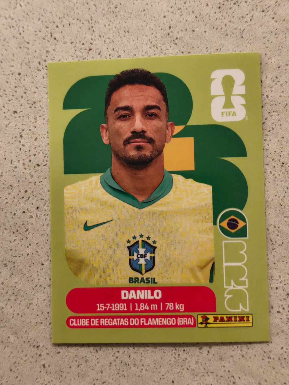 Panini Carte collezionabili: Panini Sticker WM 2026: Danilo BRA 7 – Nuovo (secondo la descrizione) da Zofingen venduto da Mak2