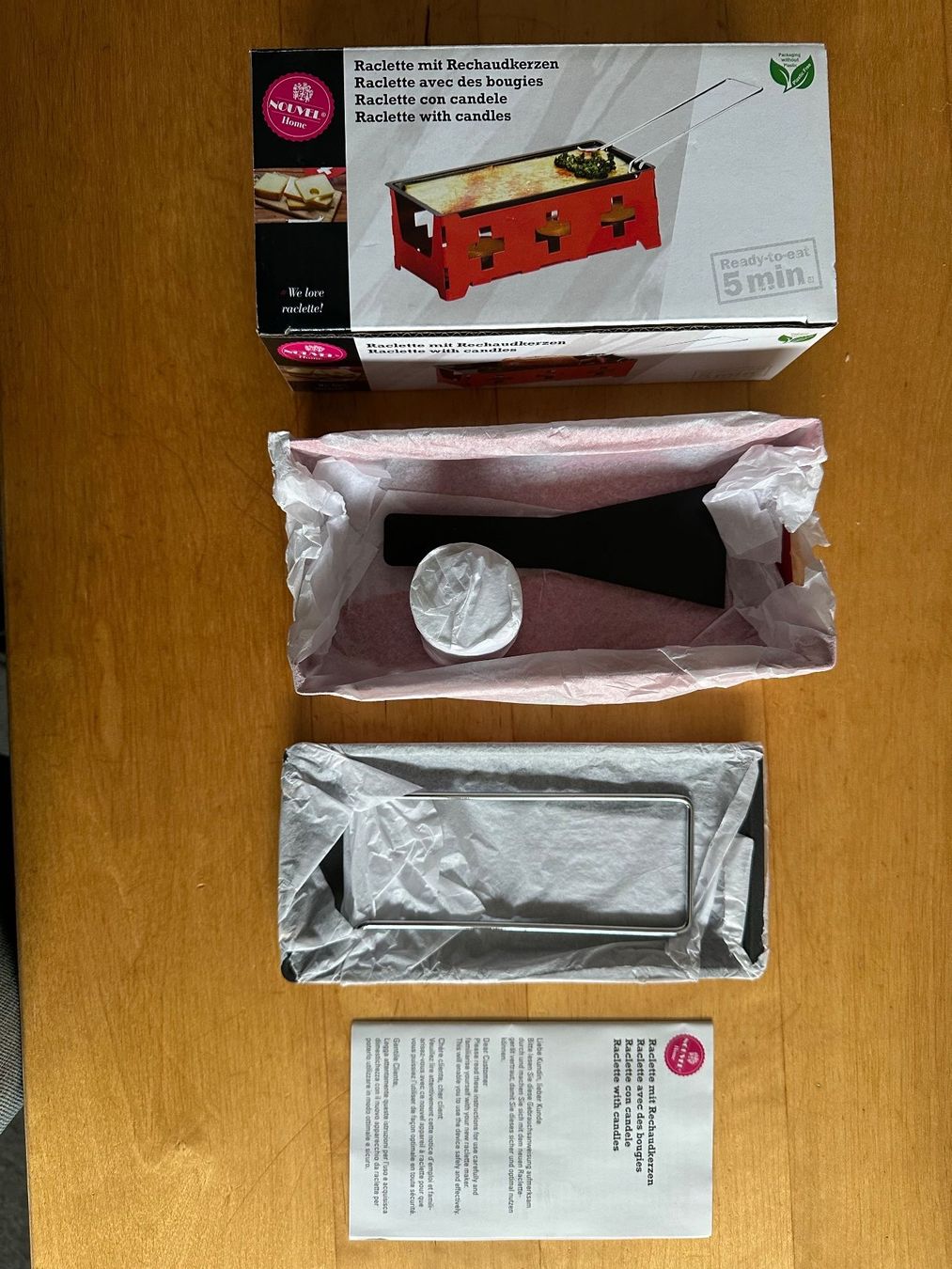 Appareils de cuisine: Raclette mit Rechaudkerzen – Neuf avec emballage d'origine à Stallikon par Rsiri 1