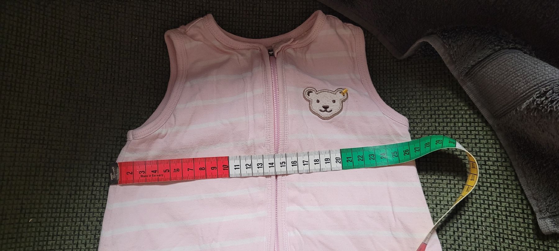 Sacchi a pelo: Steiff Schlafsack rosa gestreift, Gr. 70 cm – Usato da Winterthur venduto da furrerlu 2