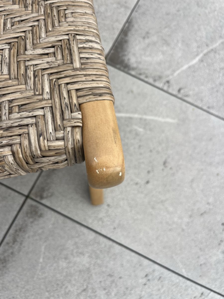 Poltrone: Loungesessel Holz mit Geflecht – Usato da Kerzers venduto da del13 3