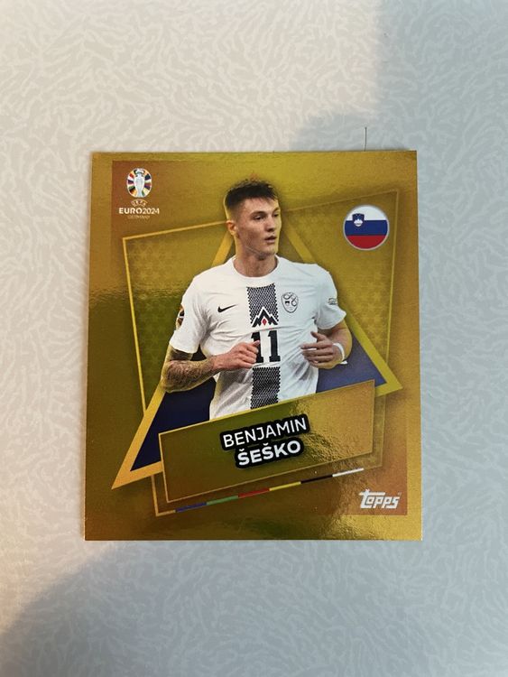 Topps Euro Benjamin Sesko Gold Svn Sp Kaufen Auf Ricardo