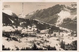 Villars VD Winterpanorama des Alpendorfes