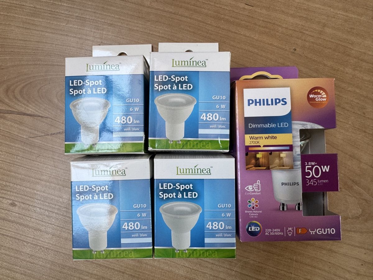 Lampade: LED Spot GU10 (5Stk) – Nuovo e nell'imballaggio originale da Winterthur venduto da swami-t
