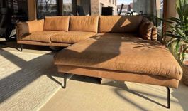 Ledercouch aus Nubukleder von Thomas Machalke 
