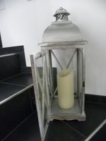 Rustikale Laterne/Windlicht Shabby Chic