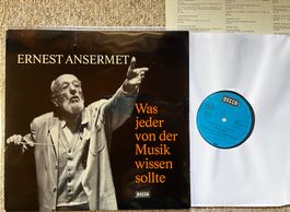 Ernest Ansermet – Was Jeder Von Der Musik Wissen Sollte LP🛀