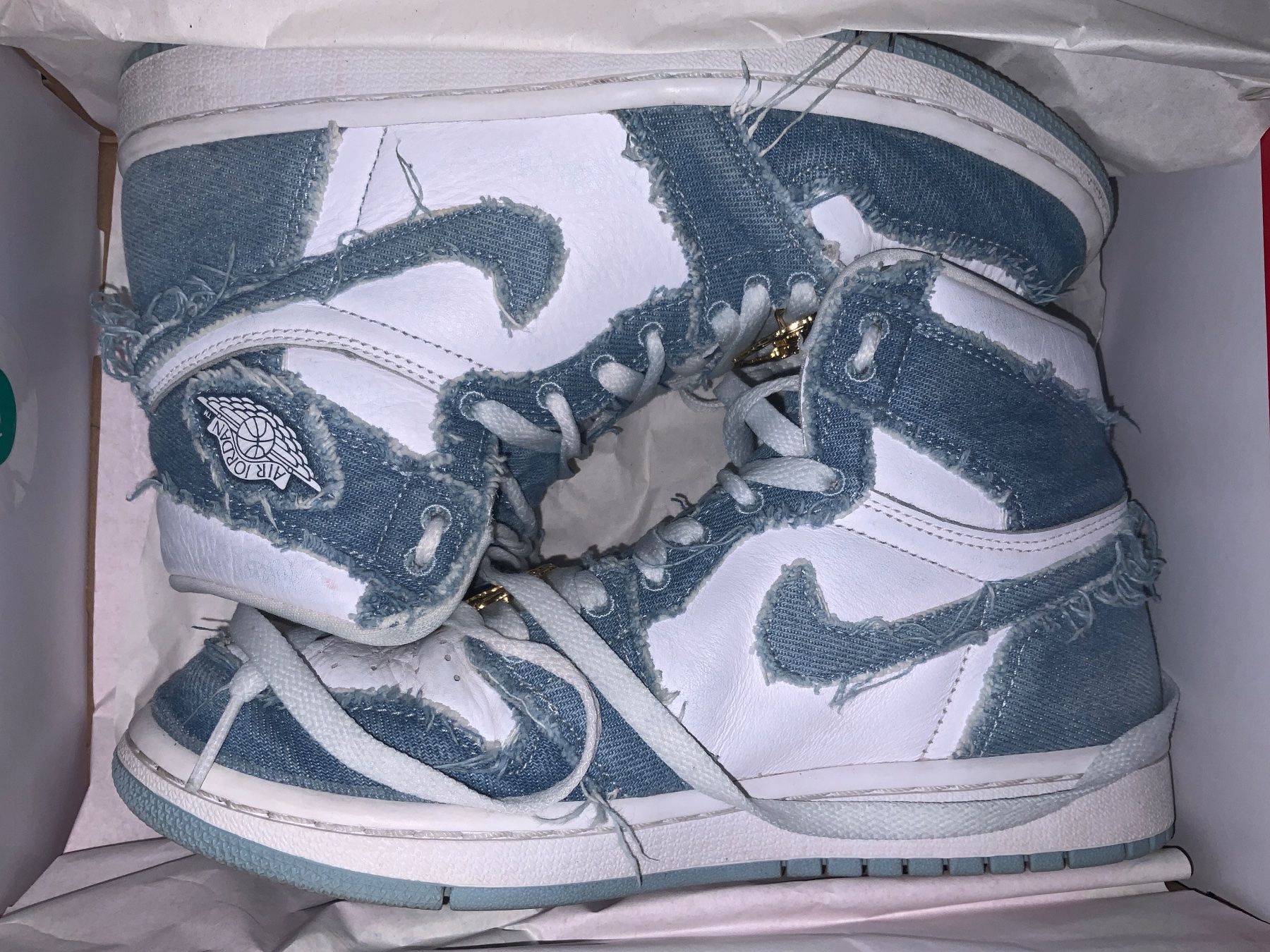 Jordan Scarpe da uomo: Nike Jordan 1 High OG Denim – Nuovo (secondo la descrizione) da Schindellegi venduto da adb_5s8g 5