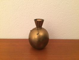 Schöne Messing Flasche / Karaffe oder Vase vintage 40er 50er