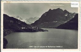Lac et cabane de Barberine