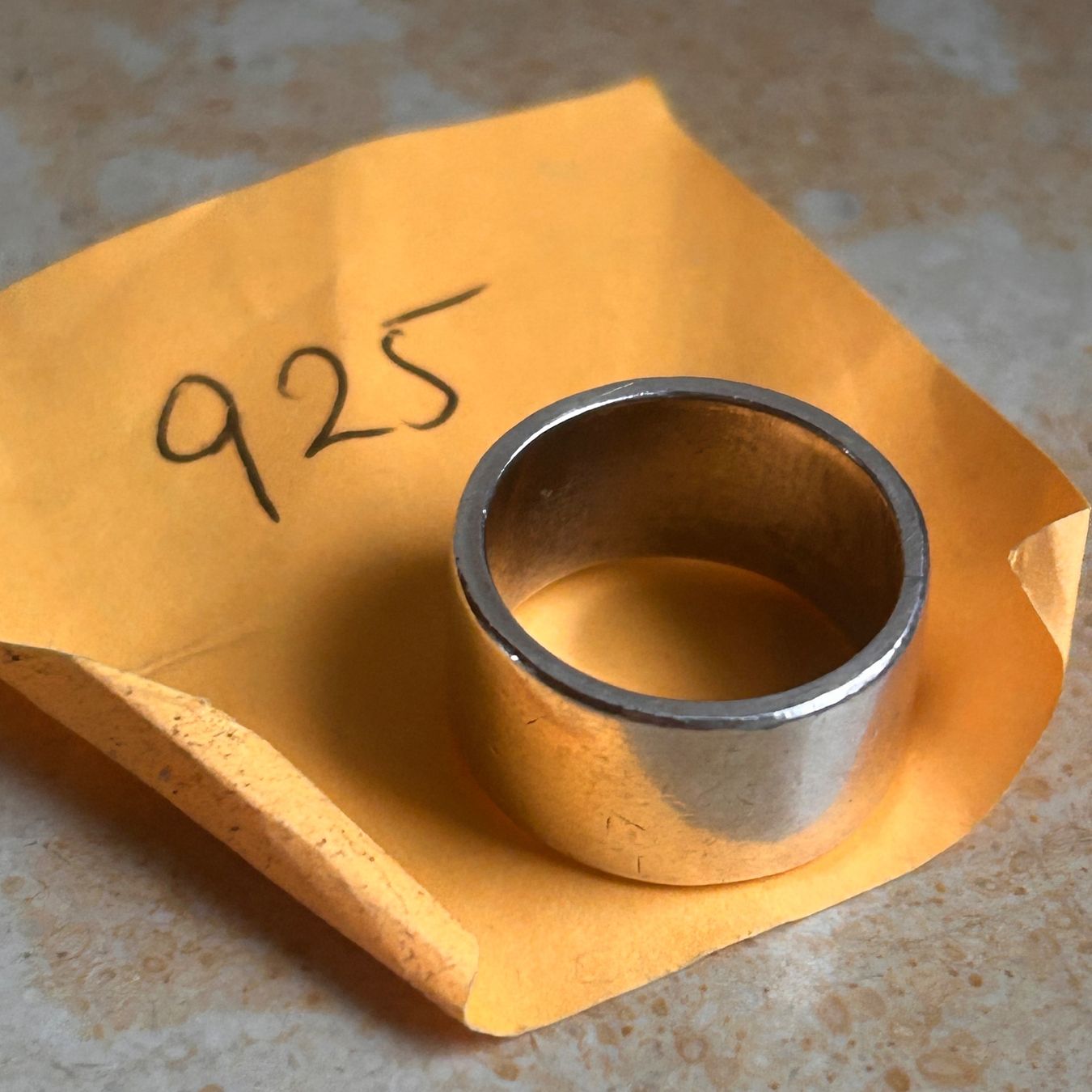 Anelli: Breiter Vintage Silber Ring, TIMELESS (52) – Usato da Basel venduto da bellespirit 5