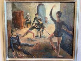 Tolles Oelgemälde - Ballerinas - vermutlich russischer Maler