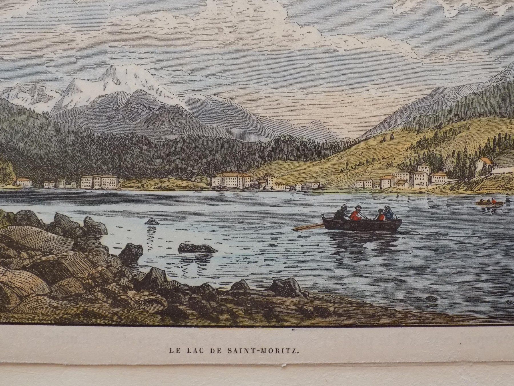 Gravures: St.Moritz Engadin – D'occasion à Risch par Antikfee 1