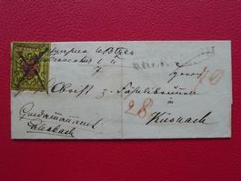 Rayonbrief: 16II, T.4 A3-RO Brief von ERLENBACH, Kat: 1400.-