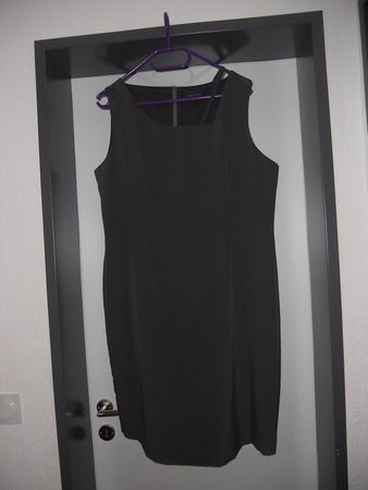 Neuw.elegantes 2-teiliges Sommerkleid - dunkelgrau + Bluse